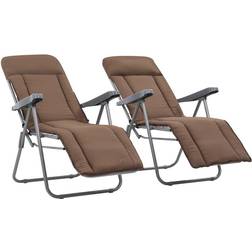 vidaXL 44321 2-pack Havestol, Positionsstol