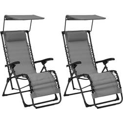 vidaXL 312470 2-pack Chaise inclinable