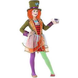 Th3 Party Kids Crazy Female Hat Maker Masquerade Costume