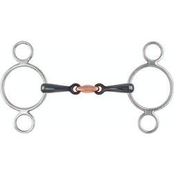 Black Sweet Iron Two Ring Gag