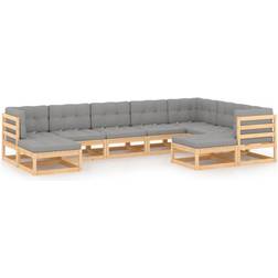 vidaXL 3076804 Loungesæt, borde inkl. 7 sofaer