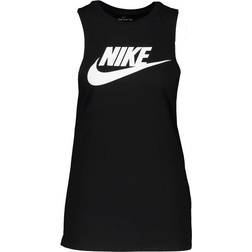 Nike Canotta Logo Women's Muscle Tank Black/White