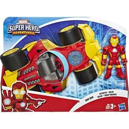 Hasbro Super Hero Adventures Iron Man med fordon