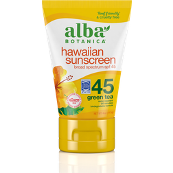 Alba Botanica Hawaiian Sunscreen Green Tea SPF45 113g