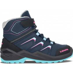 Lowa Kid's Maddox Warm GTX Mid - Navy/Berry