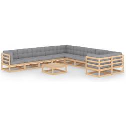vidaXL 3077059 Lounge-Set, Tisch einschl. 10 Sofas