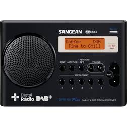 Sangean DAB+ DPR-69+ Fonction De Charge De La Batterie Noir