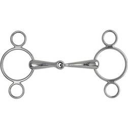 Shires Two Ring Hollow Mouth Gag