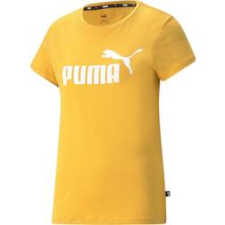 Puma Essentials Logo Women's Tee - Yellow