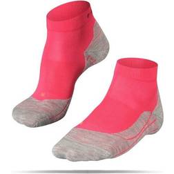 Falke Women RU4 Short Socks Sports Socks - Red/Lightgrey