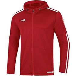 JAKO Striker 2.0 Hooded Jacket Unisex - Chili Red/White