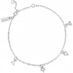 ChloBo Multi Charm Elements Anklet - Silver