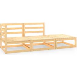 vidaXL 805700 Outdoor Lounge Set, Table incl. 2 Sofas