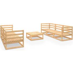 vidaXL 3075334 Loungesæt, 1 borde inkl. 6 sofaer