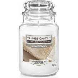 Yankee Candle Linen & Lace large Doftljus 538g