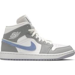 Nike Air Jordan 1 Mid W - White/Wolf Grey/Aluminium