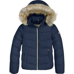 Tommy Hilfiger Essential Down Flag Patch Jacket - Twilight Navy (KG0KG05980)