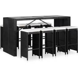 vidaXL 43966 Set da Bar all'Aperto, 1 Tavolo incluso 8 Sedie