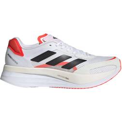 Adidas Adizero Boston 10 M - Cloud White/Core Black/Solar Red