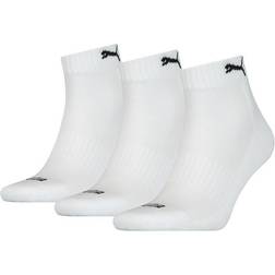 Puma Cushioned Quarter 3p Unis - White/Black Logo