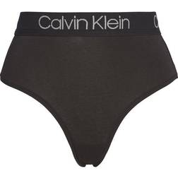 Calvin Klein Body High Waisted Thong - Black