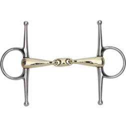 Shires Brass Lozenge Horse Snaffle