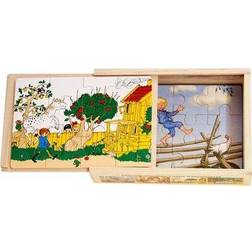 Hjelm Förlag Astrid Lindgren Wooden Puzzle 48