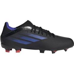 Adidas Junior X Speedflow.3 FG - Core Black/Sonic Ink/Solar Yellow