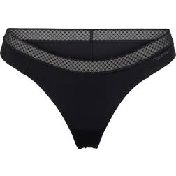 Calvin Klein Seductive Comfort Thong - Black