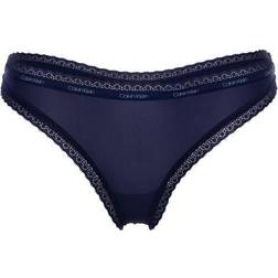 Calvin Klein Bottoms Up Thong - New Navy