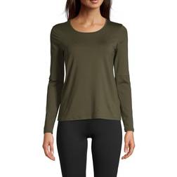 Casall Essential Mesh Detail Long Sleeve - Forest Green