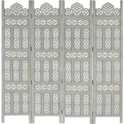 vidaXL 4-Panel Rumsavdelare 160x165cm