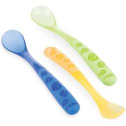 Nuby 3 Pack Cucharas De Asas Largas