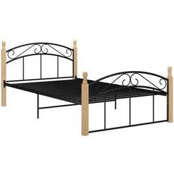 vidaXL Bed Frame Metal 90cm Sängram 120x200cm
