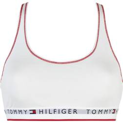 Tommy Hilfiger Racerback Logo Bralette - White