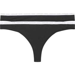 Calvin Klein CK One Thongs 2-pack - Black