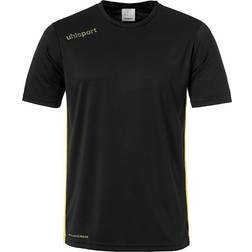 Uhlsport Essential SS Shirt Unisex - Black/Lime Yellow