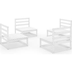 vidaXL 3075260 Loungeset, Bord inkl. 4 Soffor