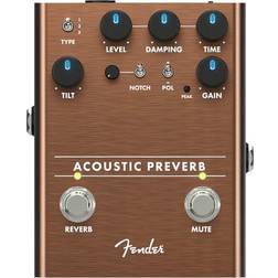 Fender Acoustic Preverb pédale d'effet réverbe et préampli