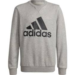 Adidas Boy's Essentials Sweatshirt - Medium Grey Heather/Black (GS4273)