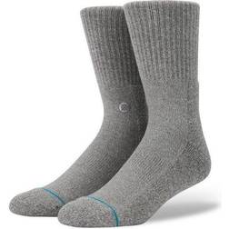 Stance Icon Crew Socks - Grey Heather