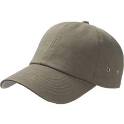 Atlantis Action 6 Panel Chino Baseball Cap - Olive