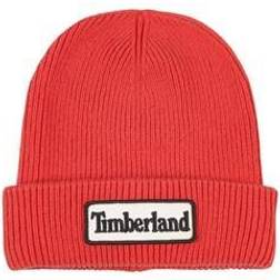 Timberland Logo Knitted Beanie - Red (T21349)