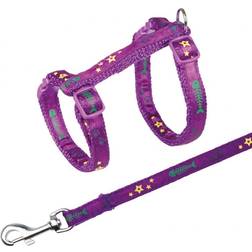 Trixie Collier Chat Avec Laisse Motifs Nylon 22-36 cm 10 mm 1.20 m 4209