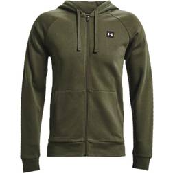 Under Armour Rival Fleece Full Zip Hoodie - Marine OD Green/Onyx White