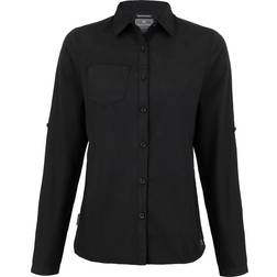 Craghoppers Women's Expert Kiwi Long Sleeved Shirt - Black