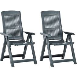vidaXL 48767 2-pack Trädgårdsmatstol