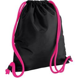 BagBase Icon Gymsac - Black/Fuchsia