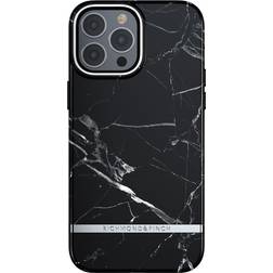 Richmond & Finch Custodia Per Telefono Progettata Per iPhone 13 Pro Max Custodie, 6.7 Pollici, Custodia a Prova Di Caduta, Bordi Rialzati Antiurto, Custodia Protettiva, Marmo Nero