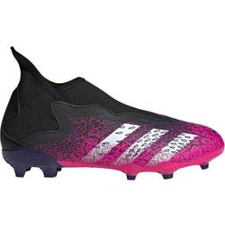 adidas Junior Predator Freak .3 LL FG - Core Black/Cloud White/Shock Pink